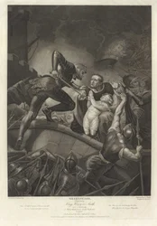 Tredje del av kong Henry den sjette, akt I, scene III fra serien The Shakespeare Gallery
